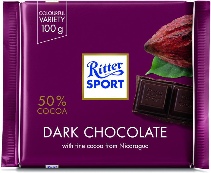 Ritter Sport Dark Chocolate 65% 100g