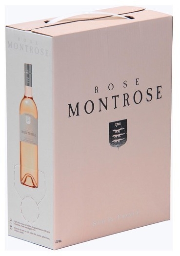 Domaine Montrose Rosé, Pays d'Oc, wine, IGP, dry, rose (bag in box) 3L