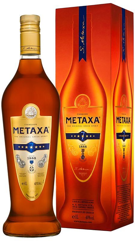 Metaxa 7 Stars brandy 40% 1L Metaxa 7 Stars brandy 40% 1L