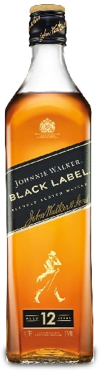 Johnnie Walker Black Label 12y Blended Scotch Whisky 40% 1L gift pack