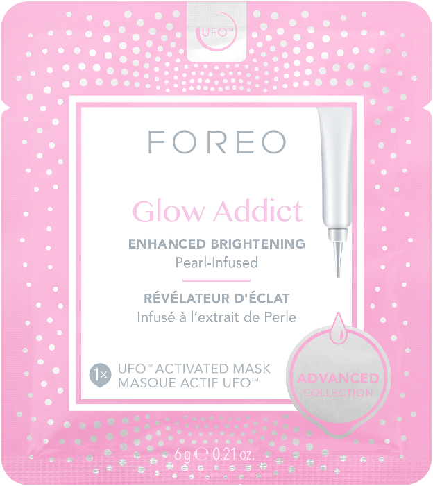Foreo UFO Masks Glow Addict x 6 brightening