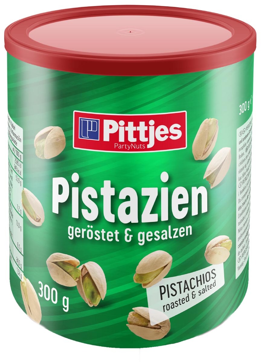 Pittjes Pistachio Roasted Tin 300g Pittjes Pistachio Roasted Tin 300g