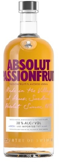 Absolut Swedish Vodka Passionfruit 38% 1L