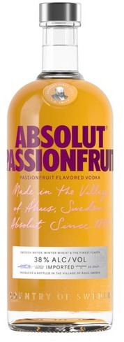 Absolut Swedish Vodka Passionfruit 38% 1L Absolut Swedish Vodka Passionfruit 38% 1L