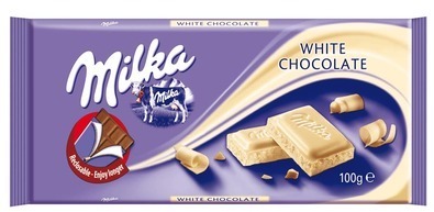 Milka White Chocolate 100g Milka White Chocolate 100g