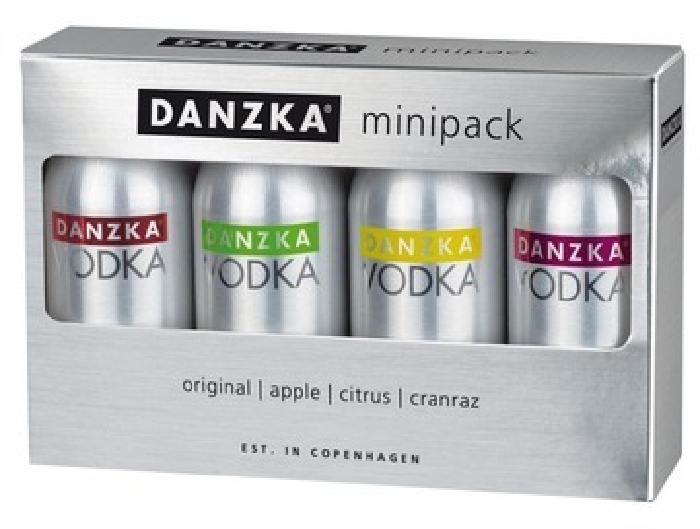 DANZKA Minipack 40% 4x0.05L giftpack
