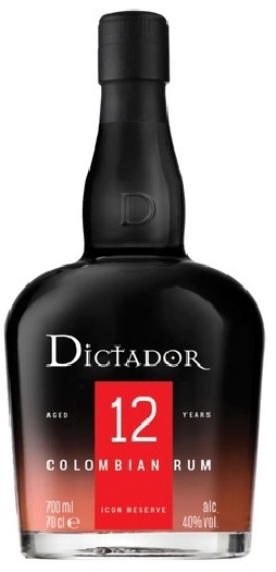 Dictador Colombian Rum 12yo 40% 0.7L