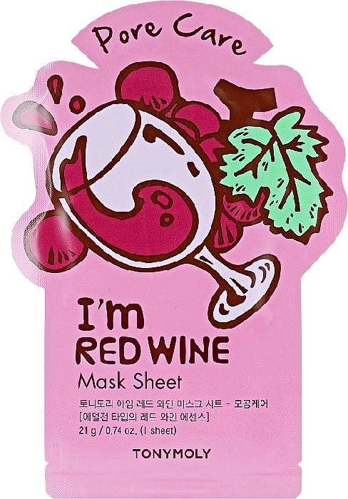 Tony Moly I'm Red Wine Mask Sheet, 1 sheet 21 ml