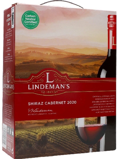 Lindemans Shiraz Cabernet Sauvignon 13% wine, dry, red "Bag in Box" 3L