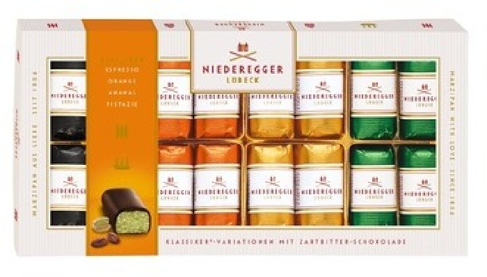 Niederegger Marzipan classic variations in dark chocolate 110170 200g