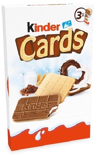 Kinder Cards crispy biscuits card-shaped 14032 76.8g