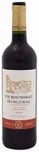 CH Rousseau Bergerac Wine red dry 12,5 % 0.75L