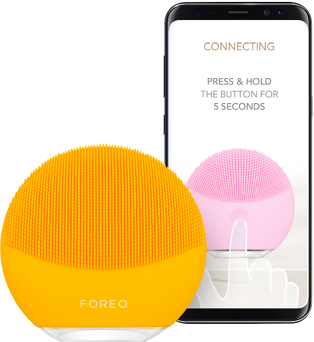 Foreo Luna Mini 3 Facial Cleansing Brush Sunflower Yellow