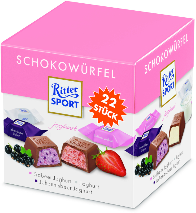 Ritter Sport Schokowürfel Joghurt 176g
