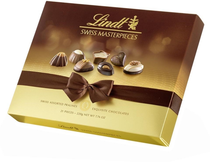 Lindt Assorted Swiss Masterpieces Box, 220g