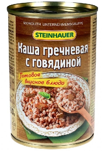 Steinhauer Cooked buckwheat with beef 400g