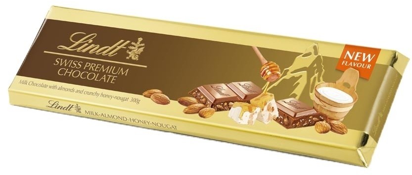 Lindt Gold Tablet Milk Crunchy Nougat 300g In Duty Free At Airport Boryspil Terminal D