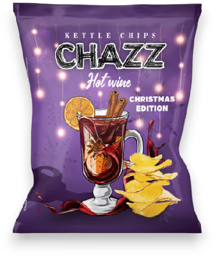 CHAZZ Potato chips Hot wine taste 50g