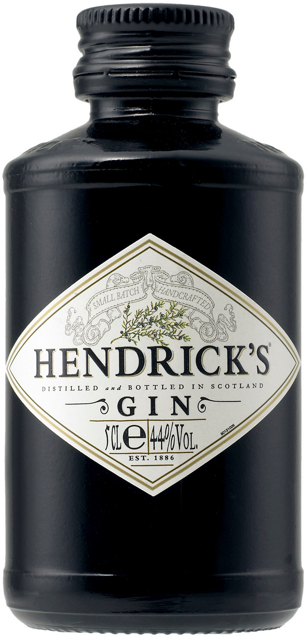 Hendrick's Gin 44% at 0.05L duty-free airport Vilnius in