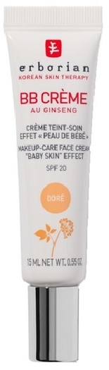 Erborian BB Crème Makeup-Care Face Cream "Baby Skin" Effect SPF 20 Dore 15 ml