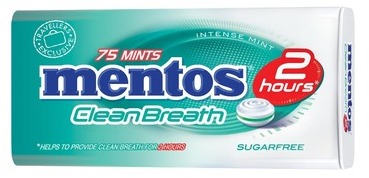 Mentos Clean Breath intense Mint 1650676 52.5g Mentos Clean Breath intense Mint 1650676 52.5g