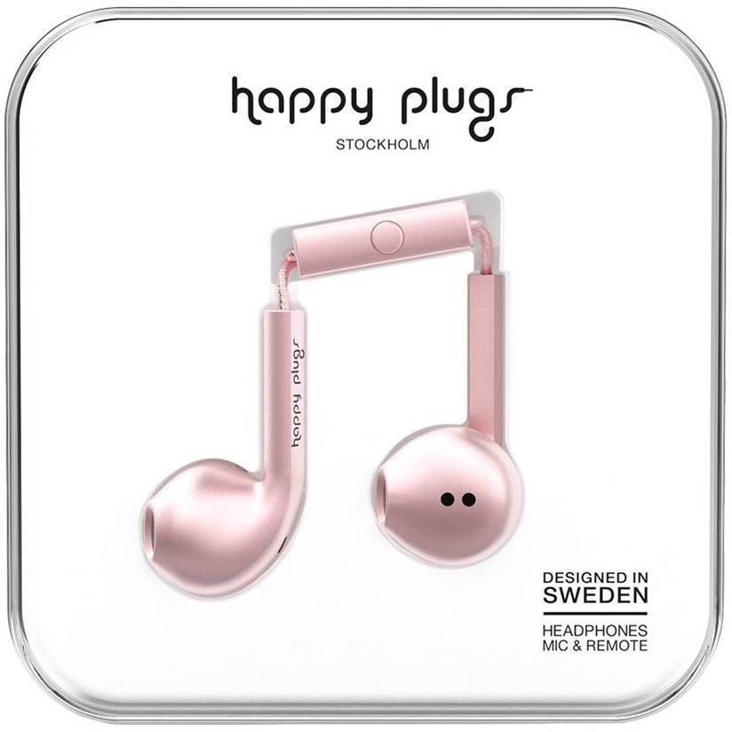 Happy Plugs 7827 Earbud P Pink Gold Happy Plugs 7827 Earbud P Pink Gold
