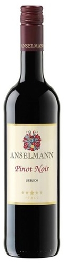 Anselmann Pinot Noir, Pfalz, QbA, Wine, sweet, red 0.75L