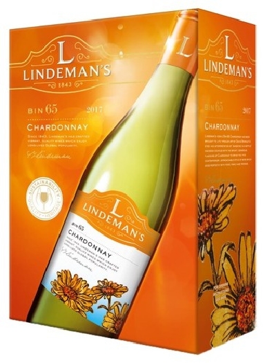 Lindemans BIN 65 Chardonnay, wine, dry, white, 2013 (Bag in Box) 3L