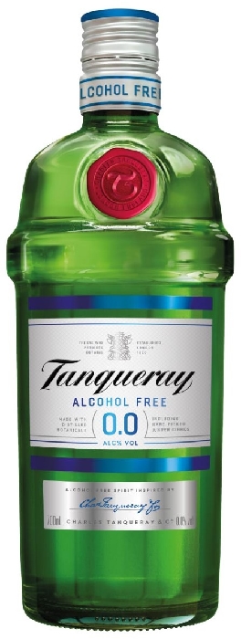 in duty-free airport Tanqueray at 0.7L 0.0% Alcohol Free Vilnius
