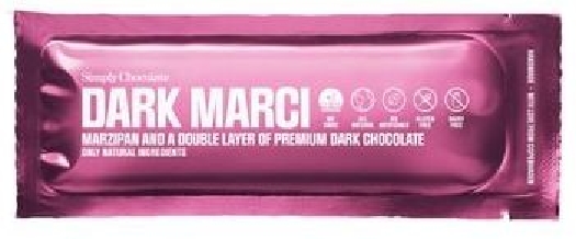 Simply Chocolate Dark Marci Bar 21050008 40g