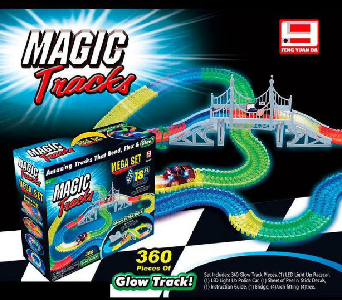 Magic Tracks Magic racing track with 2 cars, 360pcs