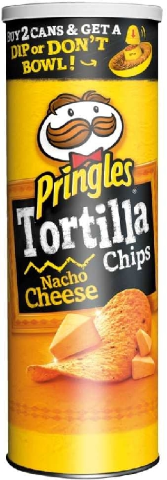 Pringles Tortilla Nacho Cheese 7001482 180g