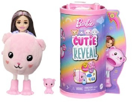 Barbie Cutie Reveal Chelsea Cozy Cute Series - Teddy Bear HKR19
