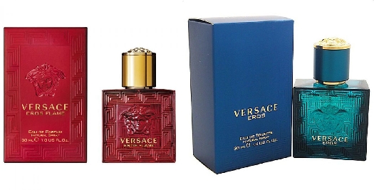 Versace Duo cont.: Eros Flame Eau de Parfum 30 ml + Eros Eau de Toilette 30 ml