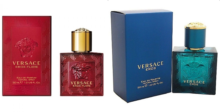 Versace Duo cont.: Eros Flame Eau de Parfum 30 ml + Eros Eau de Toilette 30 ml