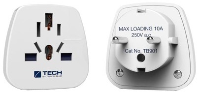 Travel Blue 2 adaptors - world to europe Travel Blue 2 adaptors - world to europe