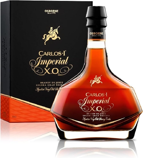 Osborne Carlos I Imperial X.O. Solera Gran Reserva gift box brandy 38% 0.7L