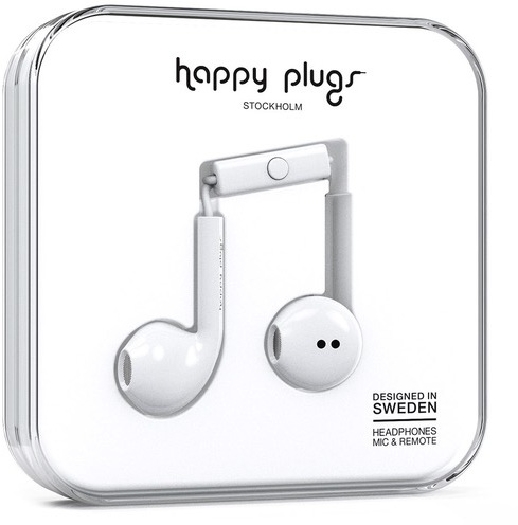 Happy Plugs 7819 Earbud Plus White