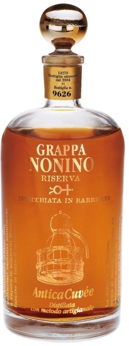 Nonino Grappa Antica Cuvée Invecchiata 0.7L 43% gift pack