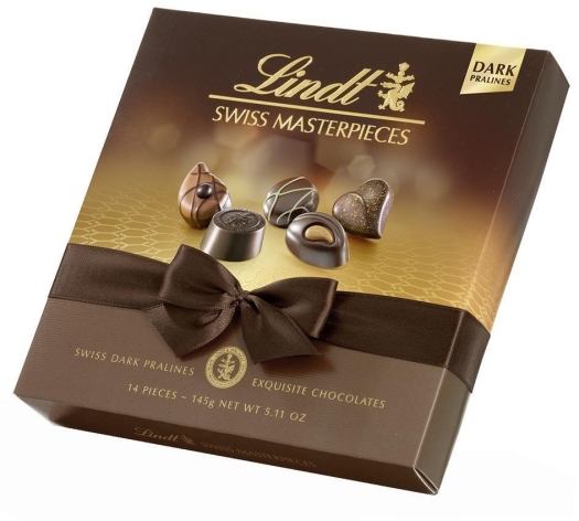 Lindt Dark Swiss Masterpieces Box 145g