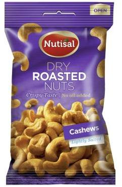 Nutisal Cashews salted 40g