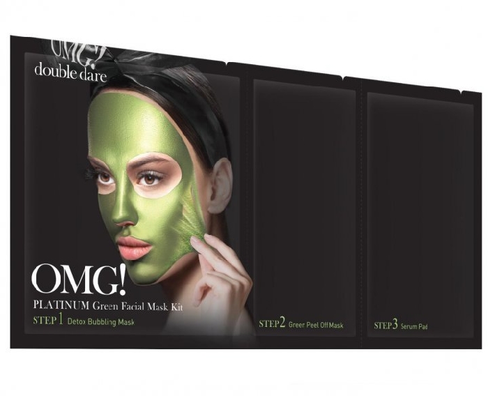 OMG Double Dare Platinum Green Facial Mask 31g