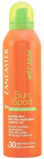 Lancaster Suncare Invisible Mist Wet Skin Application SPF30 200ml