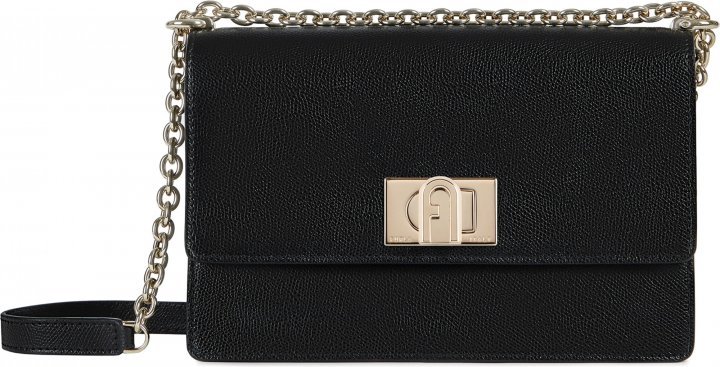 Furla 1927 S Crossbody, Black 1064448 Furla 1927 S Crossbody, Black 1064448