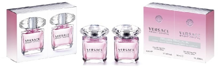 Eau de Toilette collection Versace Crystal Duo EdT 2 bottles (30 ml each)