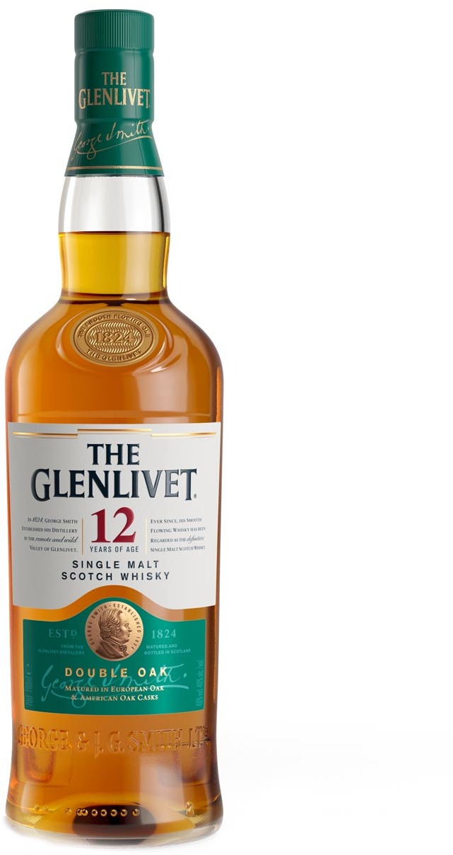 Glenlivet Double Oaked Highland Single Malt Scotch Whisky 12y 40% 1L Glenlivet Double Oaked Highland Single Malt Scotch Whisky 12y 40% 1L