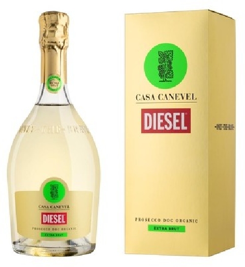 Canevel X Diesel, Prosecco, DOCG, extra-brut, white (bio, gift box) 0.75L