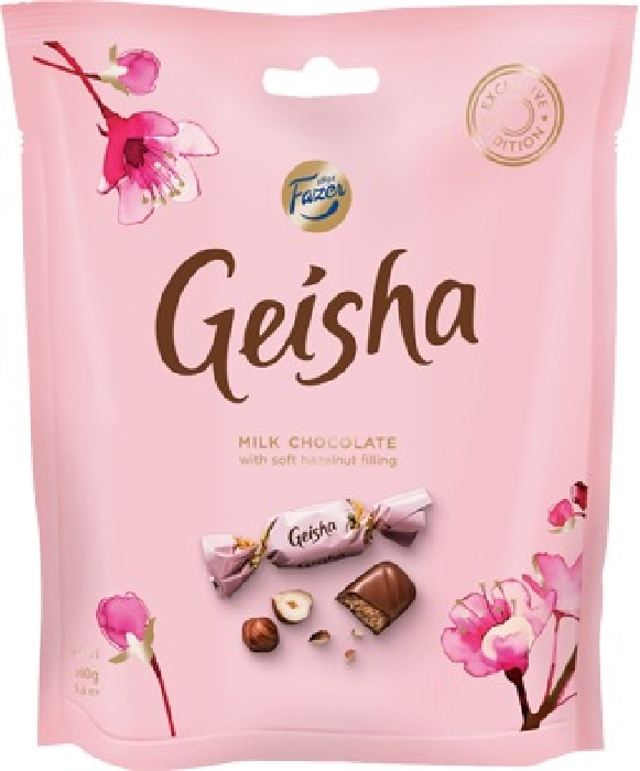 Fazer Geisha Milk chocolates with soft hazelnut filling 160g