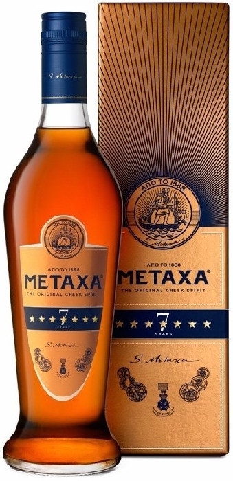 Metaxa Amphora 7* Brandy 40% 1L gift pack