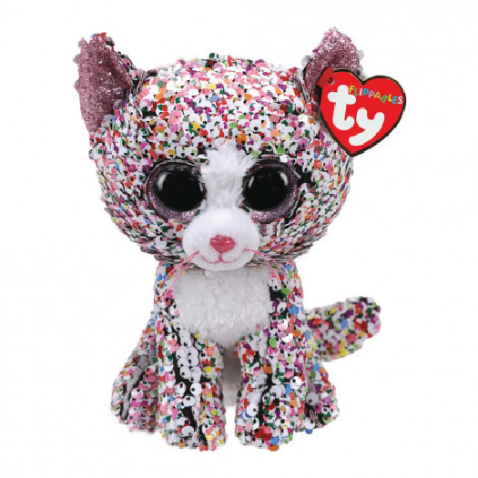 TY Flippables Cat CONFETT 36358, 15сm